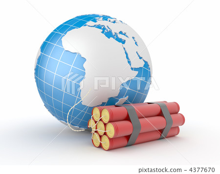 Earth with dynamite Earth with dynamite 4377670