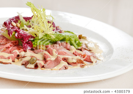 Roast beef with sauce Roast beef with sauce 4380379