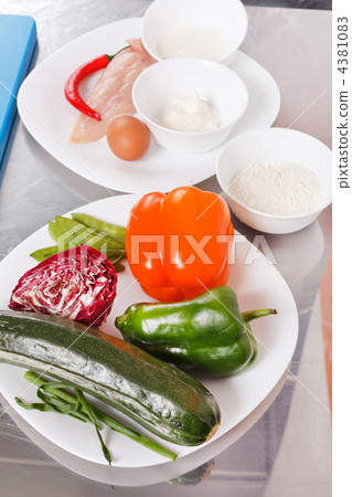 ingredients for dish ingredients for dish 4381083