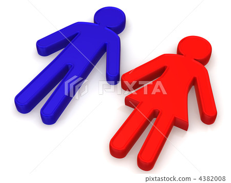 Male and female. Signs 4382008