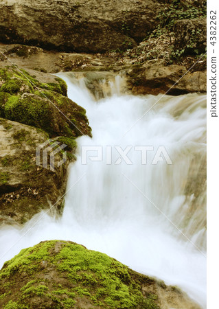 Waterfall Jur-Jur in Cremea. 4382262