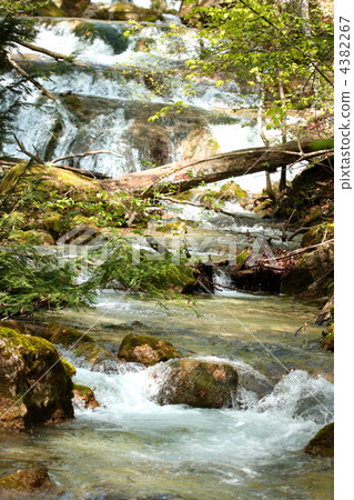 Waterfall Jur-Jur in Cremea. 4382267
