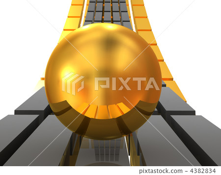 Sphere. Abstract background 4382834