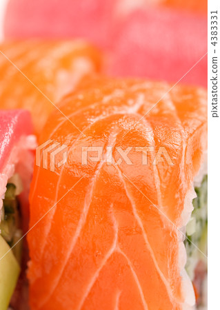 sushi on the white sushi on the white 4383331