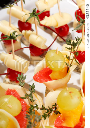 canape on the plate canape on the plate 4383340