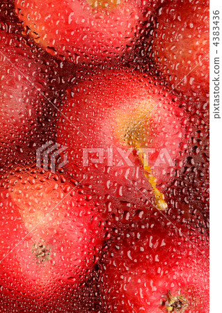 background with fresh red apples 4383436