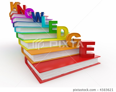 Word knowledge on books as staircase 4383621