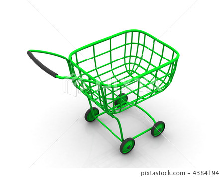 Consumer's basket. 3d Consumer's basket. 3d 4384194