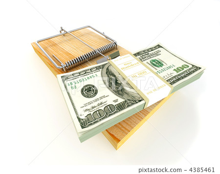 Mousetrap with dollar Mousetrap with dollar 4385461