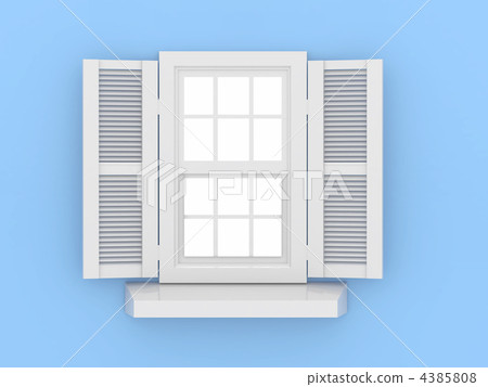 Closed window and shooters 4385808