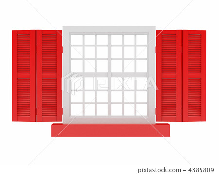 Closed window and shooters 4385809