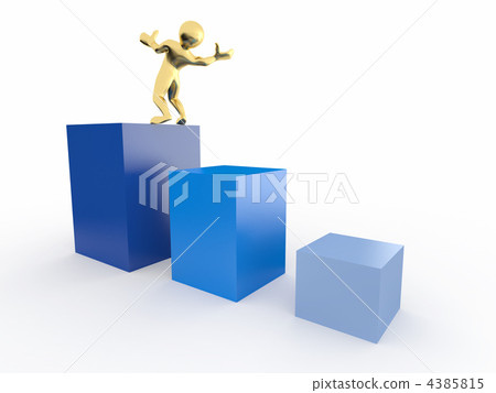 Men on the edge of carreer. Conceptual image Men on the edge of carreer. Conceptual image 4385815