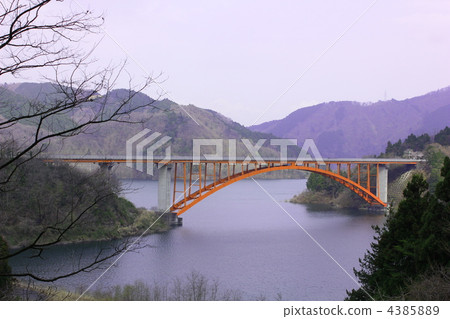 宮瀨湖 鐵橋 鐵路橋 4385889