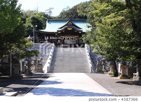 高松市宮崎鎮高鬆的神社“Shikio八幡宮” 高松市宮崎鎮高鬆的神社“Shikio八幡宮” 4387366