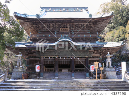 Kompira-san Shrine of winter "Asahi" 4387390