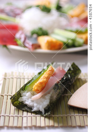 temaki, sushi, sashimi 4387654