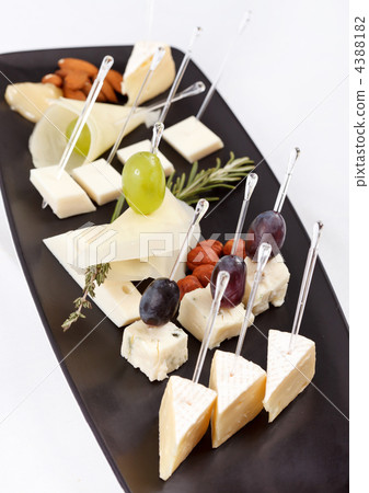 plate with different types cheese plate with different types cheese 4388182