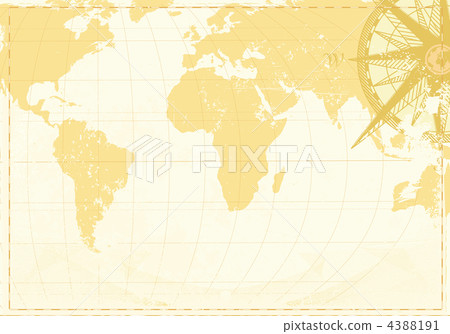 Vintage word map Vintage word map 4388191