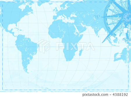 Vintage word map 4388192