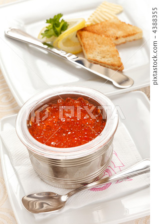red caviar with toast red caviar with toast 4388355
