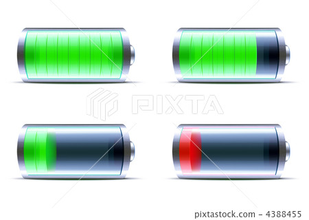 glossy battery glossy battery 4388455