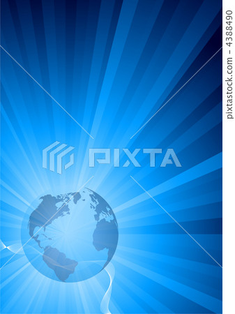 Vector abstract background with globe - Stock Illustration [4388490 ...