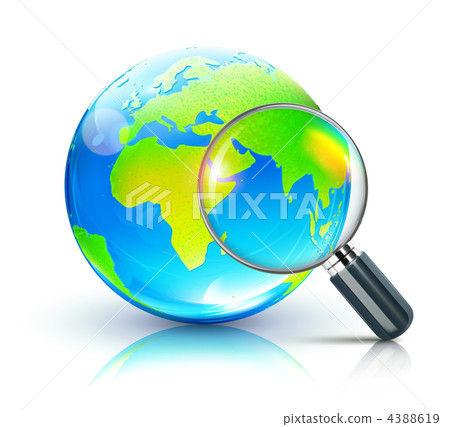 Global search concept 4388619
