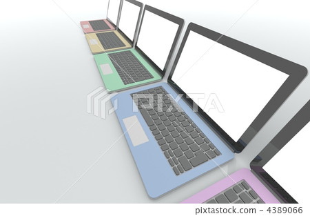 mobile pc, notebook personal computer, laptop computer 4389066