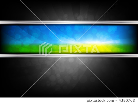 Background in blue and green color 4390768