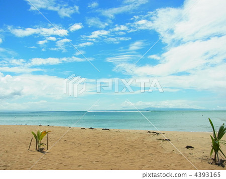 俯瞰巴達海峽巴厘島的海灘 俯瞰巴達海峽巴厘島的海灘 4393165