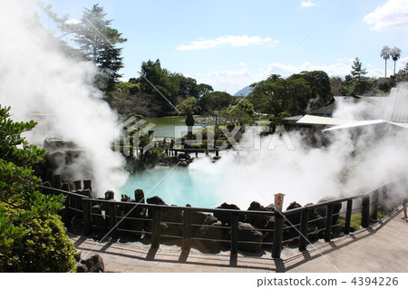 shaven monk's head hell, oita prefecture 4394226