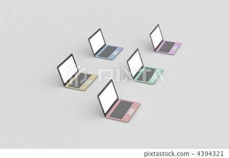 mobile pc, notebook personal computer, laptop computer 4394321