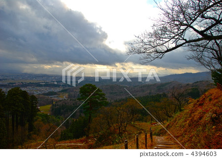 View from Kasugayama Castle (Joetsu city, Niigata Prefecture) View from Kasugayama Castle (Joetsu city, Niigata Prefecture) 4394603