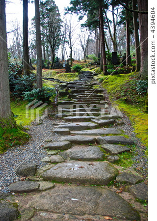 Road leading to the cemetery (Rensenji / Niigata prefecture Joetsu city) 4394604