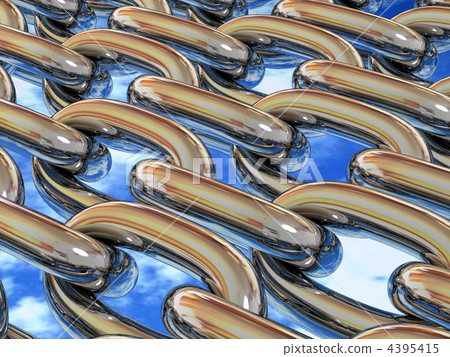 Chaines on sky. Background Chaines on sky. Background 4395415