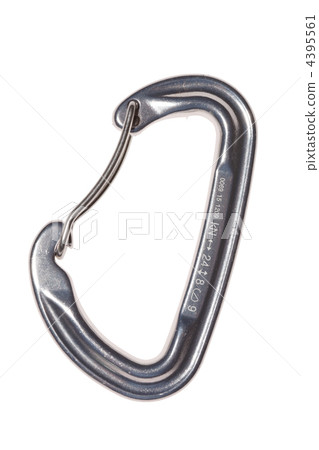 carabiner isolated over white carabiner isolated over white 4395561