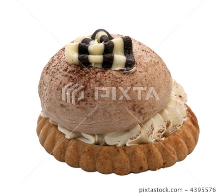 Cake on a white background Cake on a white background 4395576