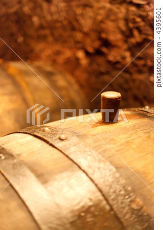 old wine cellar with barrels old wine cellar with barrels 4395601