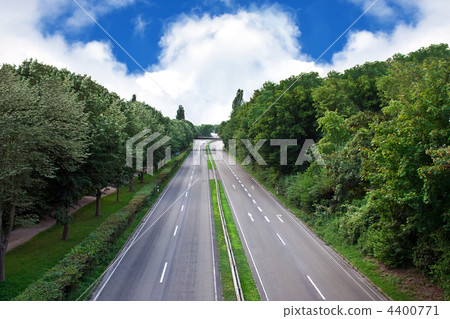 Motorway in the city. 4400771