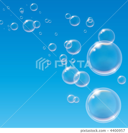 Soap bubble dancing in the sky 4400957
