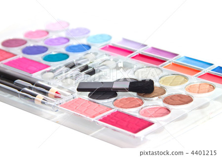 cosmetics set isolated over white 4401215