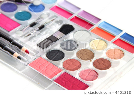 cosmetics set isolated over white 4401218