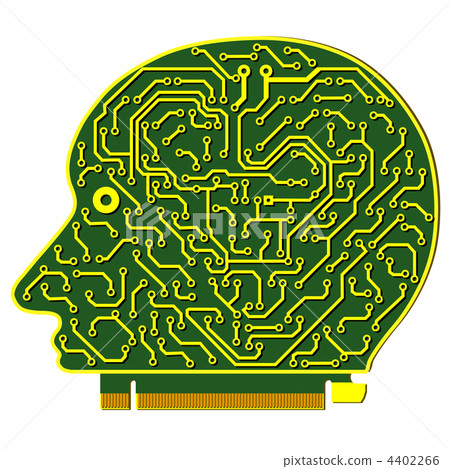 abstract vector background with high tech circuit board abstract vector background with high tech circuit board 4402266