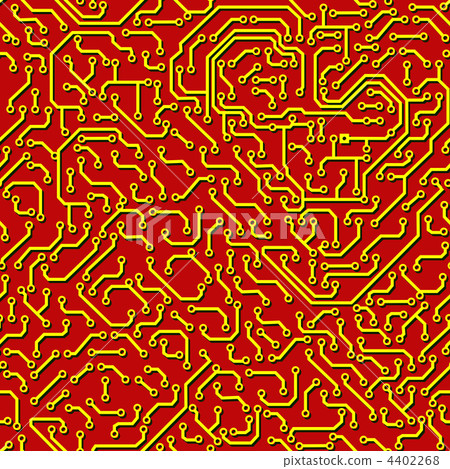 Seamless pattern. Computer circuit board. Seamless pattern. Computer circuit board. 4402268