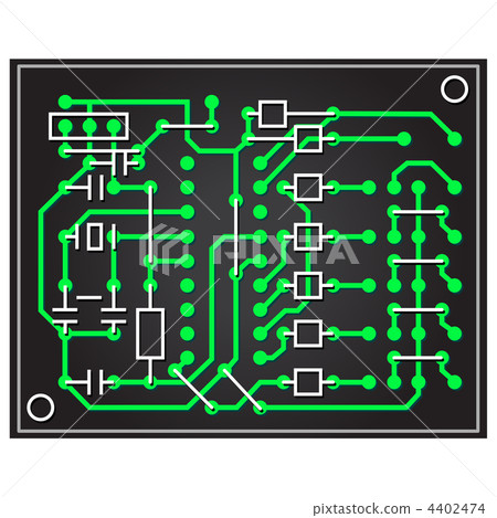 vector abstract circuit board 4402474