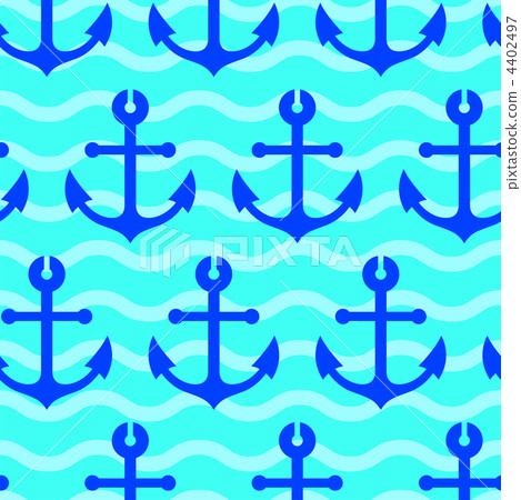 seamless wallpaper with sea anchors 4402497