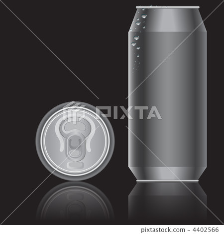 Aluminum packaging for beverages. Vector. 4402566
