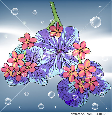 floral background with a hand drawn flavor of blooming spring Bl floral background with a hand drawn flavor of blooming spring Bl 4404713