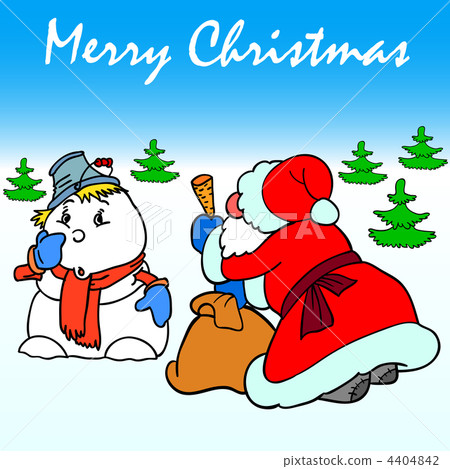Santa Claus and Snowman Santa Claus and Snowman 4404842