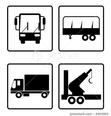 collection of transport icons 4404865